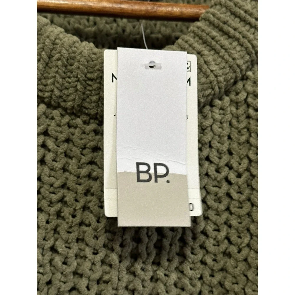 BP Nordstrom Oversized Chunky Knit Sweater Green Lichen‎ XL